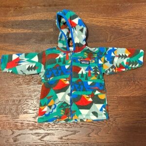 Patagonia baby 3 months synchilla fleece hoody - rare pattern